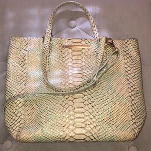 Brahmin mermaid metallic Crossbody Bag.